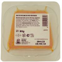 Bloc de foie de pato con trozos MARTIKO, blister 90 g