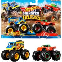 Pack 2 coches 1:64 Monster Trucks, edad rec: +3 años, varios modelos HOT WHEELS Pack 2 coches 1:64 Monster Trucks, edad rec: +3 años, varios modelos HOT WHEELS