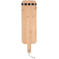 Tabla de servir, bambú, circulos, Zigzag BIDASOA, 35x10x1 cm Tabla de servir, bambú, circulos, Zigzag BIDASOA, 35x10x1 cm