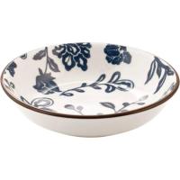 Bol de porcelana blanca con diseño azul, ¿Cuál te llegará?, Ø10x2,5 cm Bol de porcelana blanca con diseño azul, ¿Cuál te llegará?, Ø10x2,5 cm