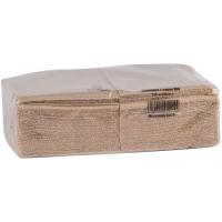 Servilleta de papel Kraf de 20x20 cm, pack 100 uds