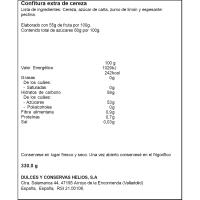 Confitura natural de crereza HELIOS, frasco 330 g