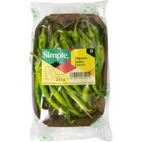 Piparra dulce fresca SIMPLE, bandeja 200 g Piparra dulce fresca SIMPLE, bandeja 200 g