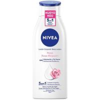 Loción corporal rosas NIVEA, bote 400 ml