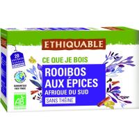 Rooibos a las especias ETHIQUABLE, caja 20 uds