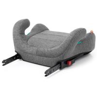 Asiento elevador boster Nauna Isize gris, grupo 3 BABYAUTO Apto para niños de 125 a 150 cm con apoyabrazos, desenfundable y lavable. Isofix. Con sólo un click, queda instalado con total estabilidad en el automóvil. Homologación Europea Normativa R129