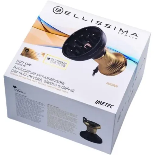 Secador Difusor de pelo, 770W, Diffon Supreme XL Curl Flow BELLISIMA