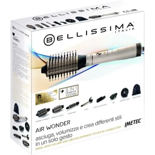 Moldeador de aire caliente Air Wonder GH20, 100W BELLISIMA Moldeador de aire caliente Air Wonder GH20, 100W BELLISIMA