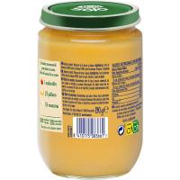 Tarrito de melocotón plátano HERO, tarro 190 g