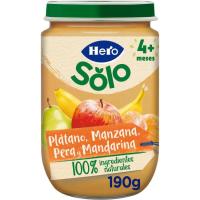 Tarrito manzana-pera-plátano-mandarina HERO, tarro 190 g