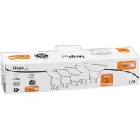 Bombilla Led GU10 4,5W luz cálida (3000k) MEGALED, pack de 5 uds