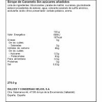 HELIOS % 0 karamelu jarabea, potoa 270 g