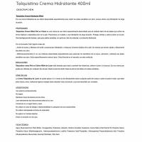 Loción TALQUISTINA, dosificador 400 ml