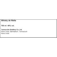 Whisky Spey Side de Malta TAMNAVULIN, botella 70 cl