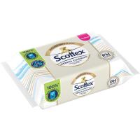 Papel higiénico húmedo dermocuidado SCOTTEX, paquete 66 uds