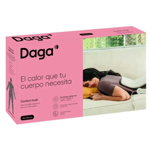 Almohadilla eléctrica, 34x46 cm, 110W, 16866 Confort Multi DAGA