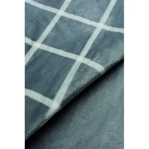 Manta eléctrica a cuadros gris, 150x95 cm, 150 W, 16874 DAGA
