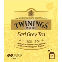 Té Earl Grey TWININGS, caja 10 sobres