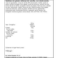 Crema de vainilla sin azúcar y sin gluten SCHAR, caja 115 g