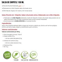 Salsa picante medio chipotle DOCTOR SALSAS, frasco 150 ml