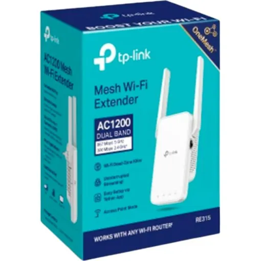 Repetidor Wi-Fi RE315 Doble Banda AC1200 con 2 Antenas