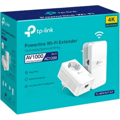 Kit adaptador PLC WI-FI AV1000 Gigabit