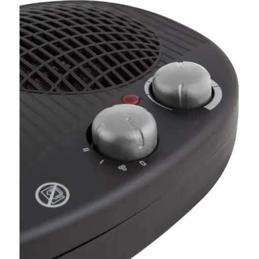 Calefactor horizontal negro, 2000 W, FH 5028 ORBEGOZO Calefactor horizontal negro, 2000 W, FH 5028 ORBEGOZO