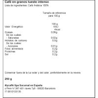 Café en grano tueste intenso ILLY, bote 250 g