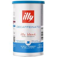 Café molido descafeinado ILLY, lata 185 g