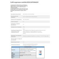 Café molido descafeinado ILLY, lata 185 g