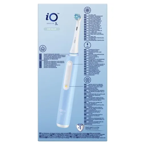 Cepillo dental eléctrico azul, iO3s Ice Blue ORAL B
