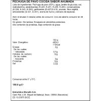 Pechuga de pavo braseada lonchas finas MONELLS, bandeja 150 g