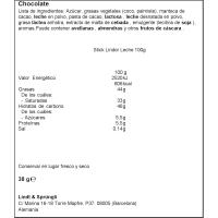 Bombón de leche en stick LINDT LIDOR, 1 ud, 38 g