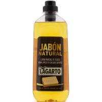Jabón natural líquido LAGARTO, botella 1 litro Jabón natural líquido LAGARTO, botella 1 litro