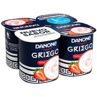 Griego sabor fresa DANONE, pack 4x110 g