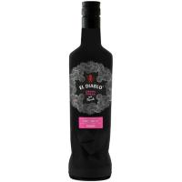 Licor crema de fresa EL DIABLO, botella 70 cl