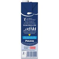 Leche desnatada alta en proteínas PULEVA, brik 1 litro