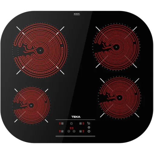 Placa vitrocerámica TCC64310TTC BK TEKA Placa vitrocerámica TCC64310TTC BK TEKA