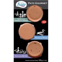 Surtido paté de pato LA CUINA, pack 3x40 g Surtido paté de pato LA CUINA, pack 3x40 g