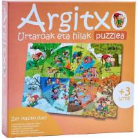 Argitxo: Urtaroak eta hilak jokoa, puzzlea, +3 urte EH.KO IKASTOLAK