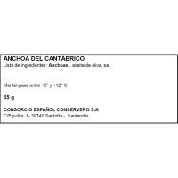 CONSORCIO oro antxoak oliba oliotan, lata 50 g