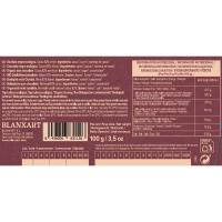Chocolate negro eco 82% cacao Congo BLANXART, tableta 100 g