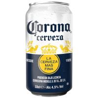 Cerveza CORONA, lata 33 cl