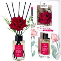 Ambientador Mikado Pétalos de Rosa AMBAR, bote 75 ml