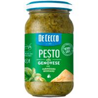 Salsa pesto genovese DE CECCO, frasco 190 g Salsa pesto genovese DE CECCO, frasco 190 g