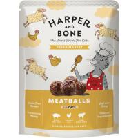 HARPER&BONE katuentzako haragi bolak merkatu zaporeak, poltsa 85 g
