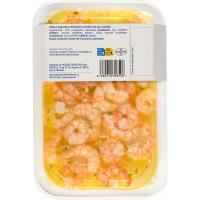 Colas de langostino con ajo y perejil EROSKI, bandeja 175 g