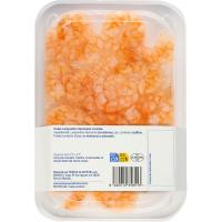 Colas de langostino natural EROSKI, bandeja 160 g