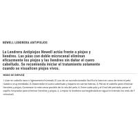 Lendrera antipiojos con lupa y cepillo limpiador NEWELL, 1 ud