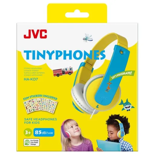 Auricular diadema infantil amarillo KD7 JVC